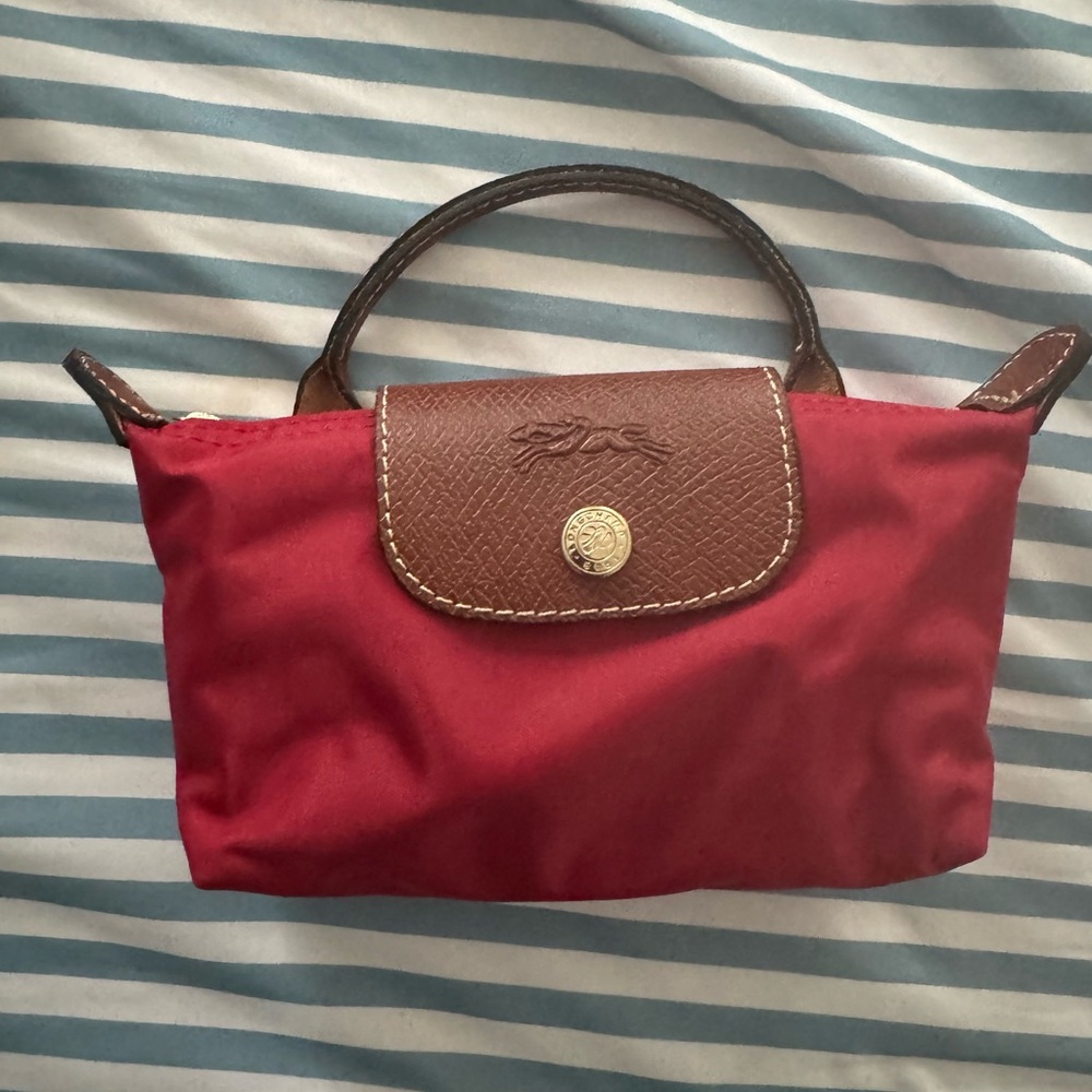 Longchamp Red Pouch